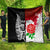 Custom New Zealand And England Rugby Quilt 2023 World Cup All Black Combine Red Roses LT14 - Polynesian Pride