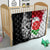 Custom New Zealand And England Rugby Quilt 2023 World Cup All Black Combine Red Roses LT14 - Polynesian Pride