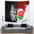 Custom New Zealand And England Rugby Tapestry 2023 World Cup All Black Combine Red Roses LT14 - Polynesian Pride