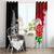 Custom New Zealand And England Rugby Window Curtain 2023 World Cup All Black Combine Red Roses LT14 - Polynesian Pride