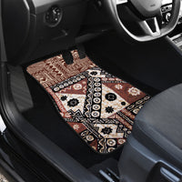 Bula Fiji Car Mats Unique Masi Tapa Pattern LT14 - Polynesian Pride