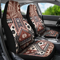 Bula Fiji Car Seat Cover Unique Masi Tapa Pattern LT14 - Polynesian Pride