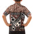 Bula Fiji Family Matching Short Sleeve Bodycon Dress and Hawaiian Shirt Unique Masi Tapa Pattern LT14 - Polynesian Pride