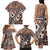 Bula Fiji Family Matching Tank Maxi Dress and Hawaiian Shirt Unique Masi Tapa Pattern LT14 - Polynesian Pride