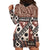 Bula Fiji Hoodie Dress Unique Masi Tapa Pattern LT14 - Polynesian Pride