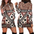 Bula Fiji Hoodie Dress Unique Masi Tapa Pattern LT14 - Polynesian Pride