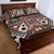 Bula Fiji Quilt Bed Set Unique Masi Tapa Pattern LT14