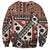 Bula Fiji Sweatshirt Unique Masi Tapa Pattern LT14 - Polynesian Pride