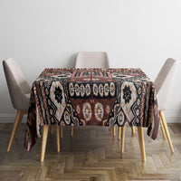 Bula Fiji Tablecloth Unique Masi Tapa Pattern LT14 - Polynesian Pride