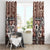 Bula Fiji Window Curtain Unique Masi Tapa Pattern LT14