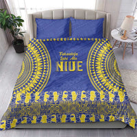 Fakaalofa Lahi Atu Niue Bedding Set Siapo Pattern With Puakenikeni LT14 - Polynesian Pride