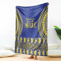 Fakaalofa Lahi Atu Niue Blanket Siapo Pattern With Puakenikeni LT14 - Polynesian Pride