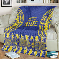 Fakaalofa Lahi Atu Niue Blanket Siapo Pattern With Puakenikeni LT14 - Polynesian Pride