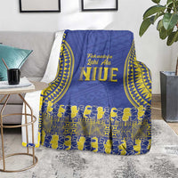Fakaalofa Lahi Atu Niue Blanket Siapo Pattern With Puakenikeni LT14 - Polynesian Pride