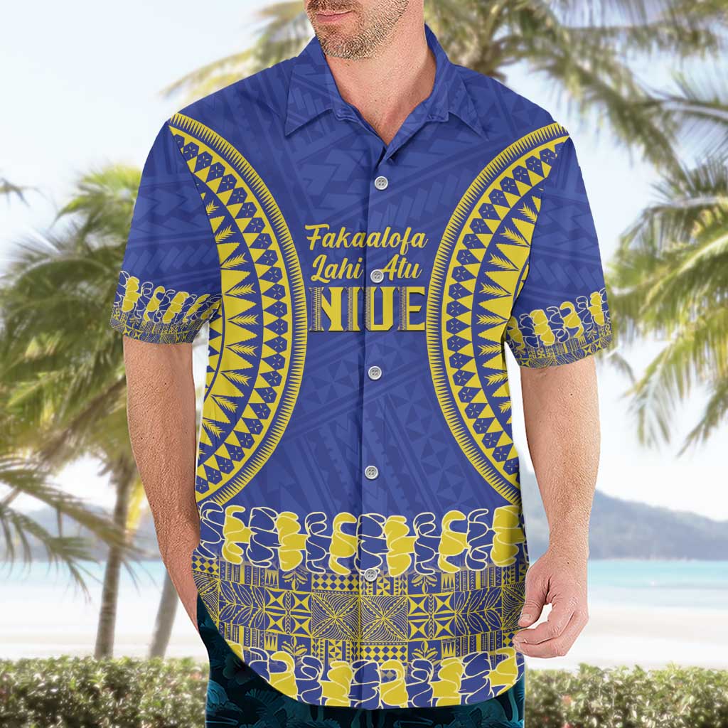 Fakaalofa Lahi Atu Niue Hawaiian Shirt Siapo Pattern With Puakenikeni LT14 - Polynesian Pride