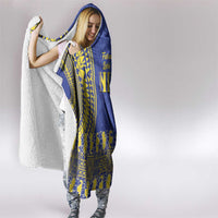 Fakaalofa Lahi Atu Niue Hooded Blanket Siapo Pattern With Puakenikeni LT14 - Polynesian Pride