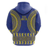 Fakaalofa Lahi Atu Niue Hoodie Siapo Pattern With Puakenikeni LT14 - Polynesian Pride