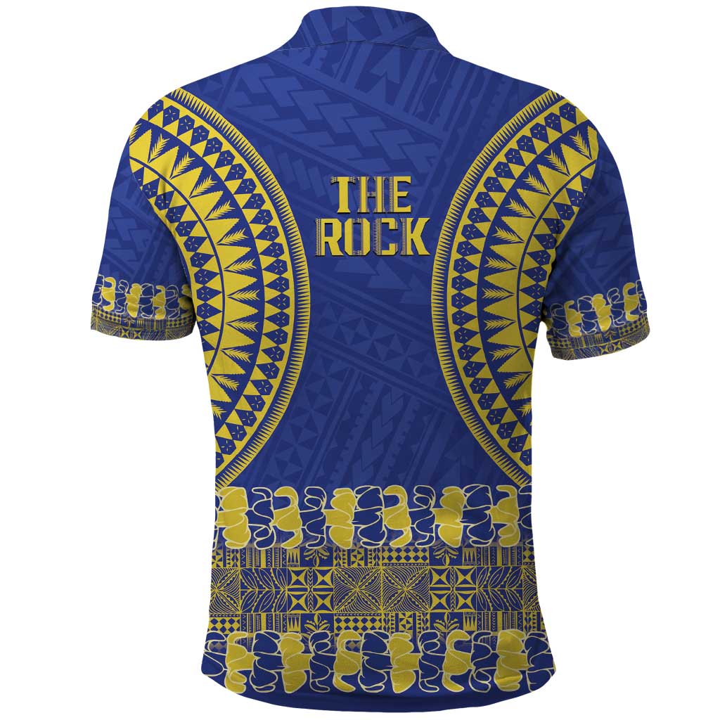 Fakaalofa Lahi Atu Niue Polo Shirt Siapo Pattern With Puakenikeni LT14 - Polynesian Pride