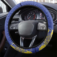 Fakaalofa Lahi Atu Niue Steering Wheel Cover Siapo Pattern With Puakenikeni LT14 - Polynesian Pride