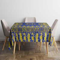 Fakaalofa Lahi Atu Niue Tablecloth Siapo Pattern With Puakenikeni LT14 - Polynesian Pride
