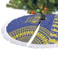 Fakaalofa Lahi Atu Niue Tree Skirt Siapo Pattern With Puakenikeni LT14 - Polynesian Pride