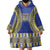 Fakaalofa Lahi Atu Niue Wearable Blanket Hoodie Siapo Pattern With Puakenikeni