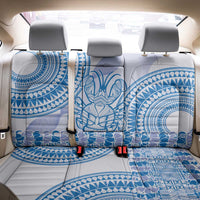 Niue Language Week Back Car Seat Cover The Rock Coconut Crab - Siapo Blue Pastel LT14 - Polynesian Pride