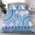 Niue Language Week Bedding Set The Rock Coconut Crab - Siapo Blue Pastel