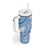 Niue Language Week Tumbler With Handle The Rock Coconut Crab - Siapo Blue Pastel