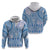 Niue Language Week Zip Hoodie The Rock Coconut Crab - Siapo Blue Pastel