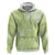 Lime Green Niue Language Week Hoodie The Rock Coconut Crab - Siapo Pattern