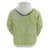 Lime Green Niue Language Week Hoodie The Rock Coconut Crab - Siapo Pattern