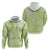 Lime Green Niue Language Week Hoodie The Rock Coconut Crab - Siapo Pattern