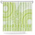 Lime Green Niue Language Week Shower Curtain The Rock Coconut Crab - Siapo Pattern