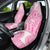 Pink Niue Language Week Car Seat Cover The Rock Coconut Crab - Siapo Pattern