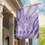 Purple Niue Language Week Garden Flag The Rock Coconut Crab - Siapo Pattern