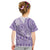 Purple Niue Language Week Kid T Shirt The Rock Coconut Crab - Siapo Pattern