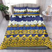 Tokelau Language Week Bedding Set Tokelauan Tuluma With Gardenia Thunbergia LT14 - Polynesian Pride