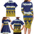 Tokelau Language Week Family Matching Long Sleeve Bodycon Dress and Hawaiian Shirt Tokelauan Tuluma With Gardenia Thunbergia