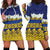 Tokelau Language Week Hoodie Dress Tokelauan Tuluma With Gardenia Thunbergia