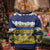 Tokelau Language Week Kid Ugly Christmas Sweater Tokelauan Tuluma With Gardenia Thunbergia