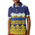 Tokelau Language Week Kid Polo Shirt Tokelauan Tuluma With Gardenia Thunbergia