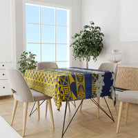 Tokelau Language Week Tablecloth Tokelauan Tuluma With Gardenia Thunbergia LT14 - Polynesian Pride