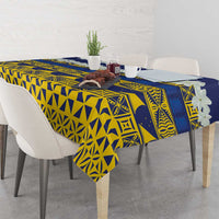 Tokelau Language Week Tablecloth Tokelauan Tuluma With Gardenia Thunbergia LT14 - Polynesian Pride