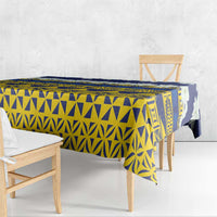 Tokelau Language Week Tablecloth Tokelauan Tuluma With Gardenia Thunbergia LT14 - Polynesian Pride