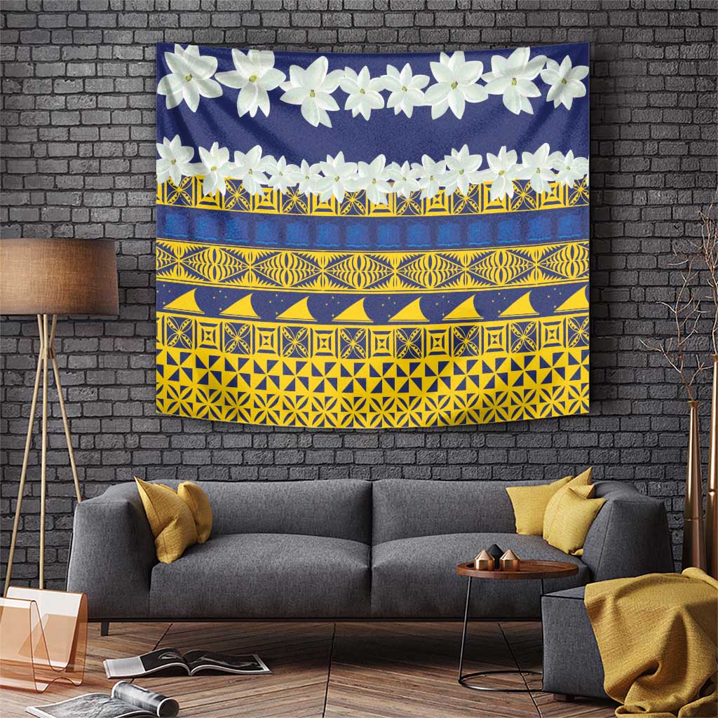 Tokelau Language Week Tapestry Tokelauan Tuluma With Gardenia Thunbergia