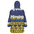 Tokelau Language Week Wearable Blanket Hoodie Tokelauan Tuluma With Gardenia Thunbergia