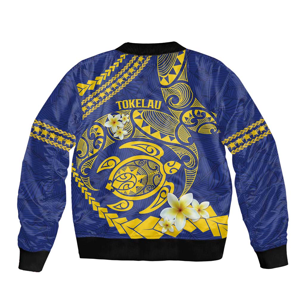 Te Vaiaho o te Gagana Tokelau Bomber Jacket Polynesian Turtle - Malo Ni! LT14 - Polynesian Pride