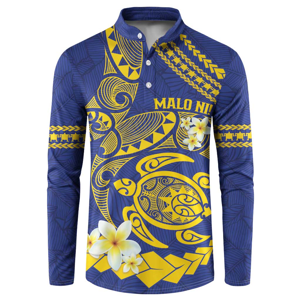 Te Vaiaho o te Gagana Tokelau Button Sweatshirt Polynesian Turtle - Malo Ni!