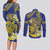 Te Vaiaho o te Gagana Tokelau Couples Matching Long Sleeve Bodycon Dress and Long Sleeve Button Shirt Polynesian Turtle - Malo Ni!